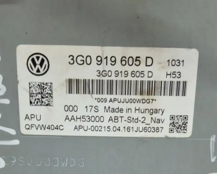 Volkswagen Golf VII (2013 - 2019) 3G0919605D Магнитола / мультимедийная система — фото 5
