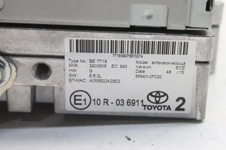Toyota Verso (2012 - 2015) 861400F100 Магнитола / мультимедийная система — фото 8