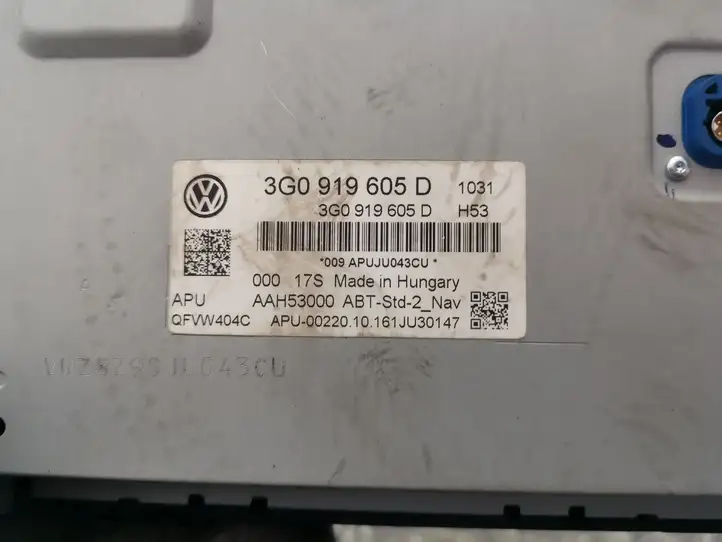 Volkswagen Touran III (2016 - ) 3G0919605D Магнитола / мультимедийная система — фото 2