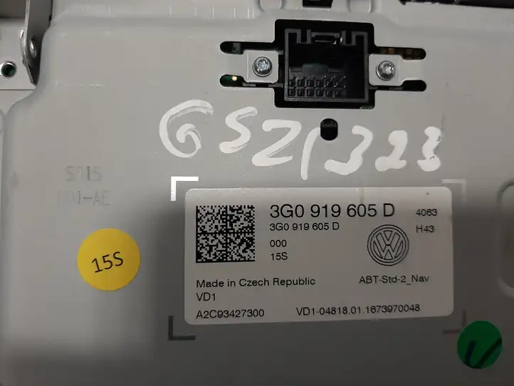 Volkswagen Golf VII (2013 - 2019)  3G0919605D Радио/ проигрыватель CD/DVD / навигация