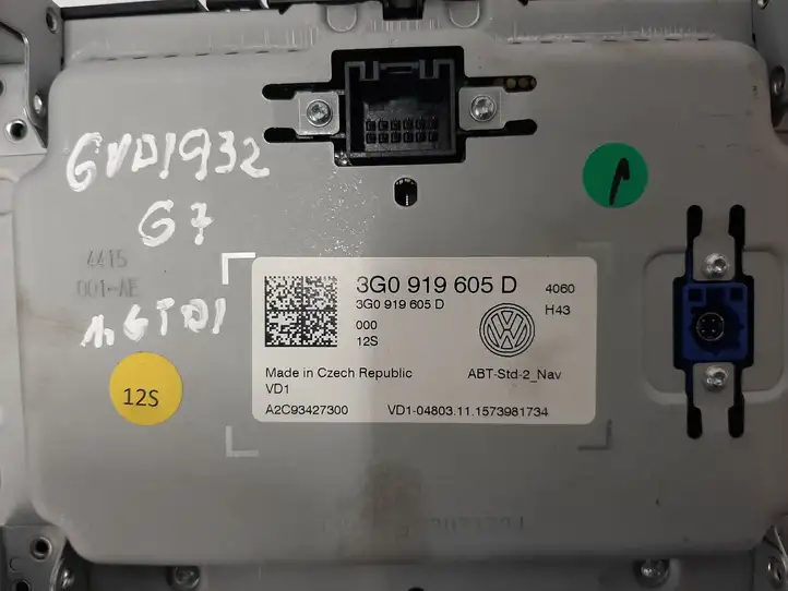 Volkswagen Golf VII (2013 - 2019) 3G0919605D Магнитола / мультимедийная система — фото 4
