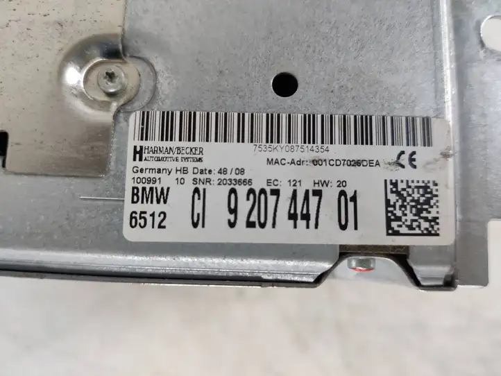 BMW 7 F01 F02 F03 F04 (2008 - 2016)  9207447 Радио/ проигрыватель CD/DVD / навигация
