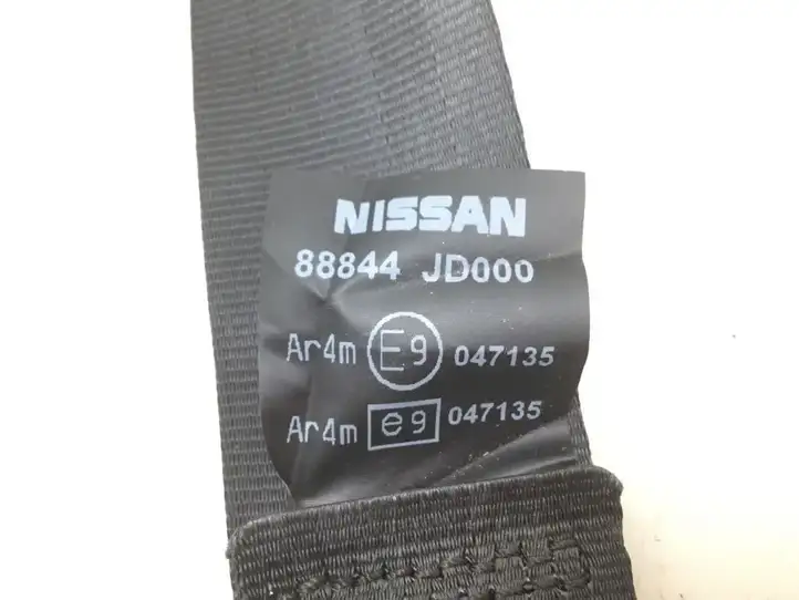 Nissan Qashqai (2006 - 2010) Задний ремень безопасности — фото 2