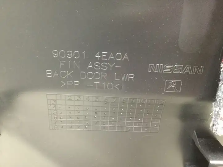 Nissan Qashqai (2017 - 2020) 909014EA0A Обшивка багажника — фото 2