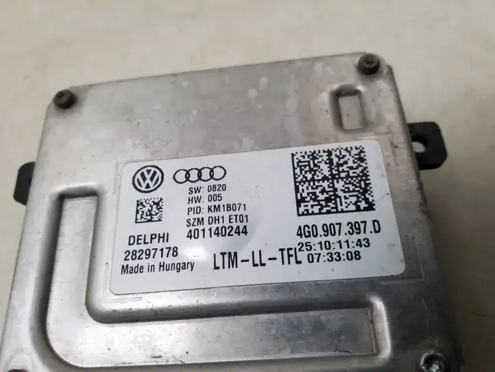 Audi A6 C7 (2011 - 2014) 4G0907397D Блок розжига ксенона — фото 4
