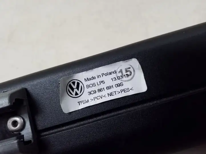 Volkswagen PASSAT B7 (2011 - 2014) 3C9861691 Шторка багажника (сетка) — фото 2