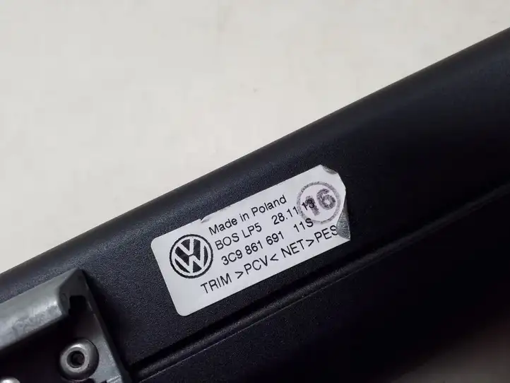 Volkswagen PASSAT B7 (2011 - 2014) 3C9861691 Шторка багажника (сетка) — фото 2