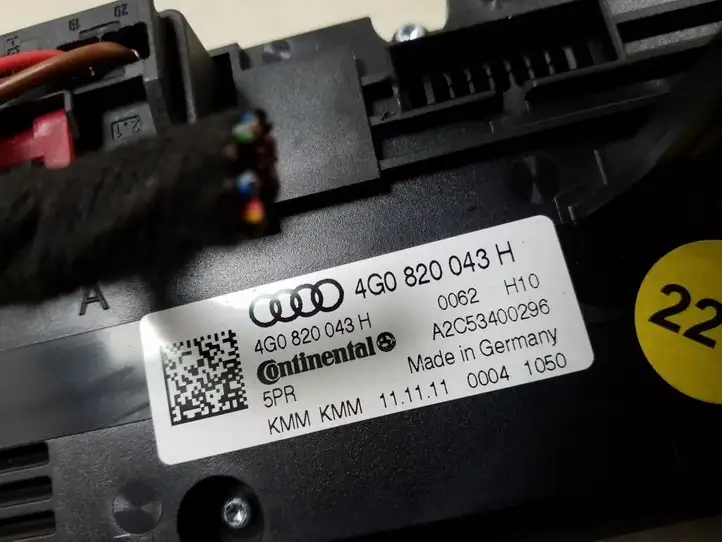 Audi A7 S7 4G (2010 - 2014) 4G0820043H Блок управления кондиционером — фото 3