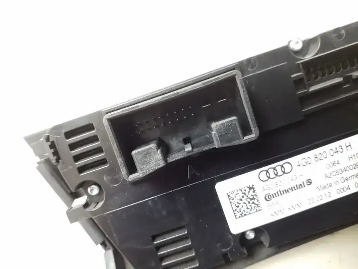 Audi A7 S7 4G (2010 - 2014) 4G0820043H Блок управления кондиционером — фото 3