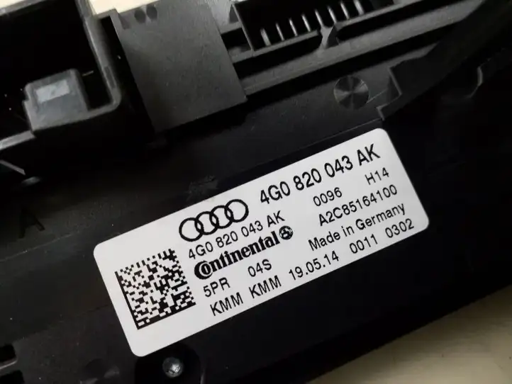 Audi A6 C7 (2011 - 2014) 4G0820043AK Блок управления кондиционером — фото 5