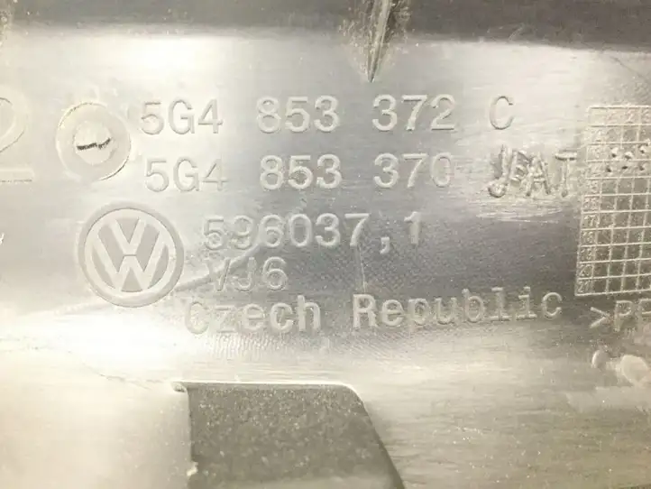 Volkswagen Golf VII (2013 - 2019) 5G4853372C Внутренняя отделка переднего порога — фото 5