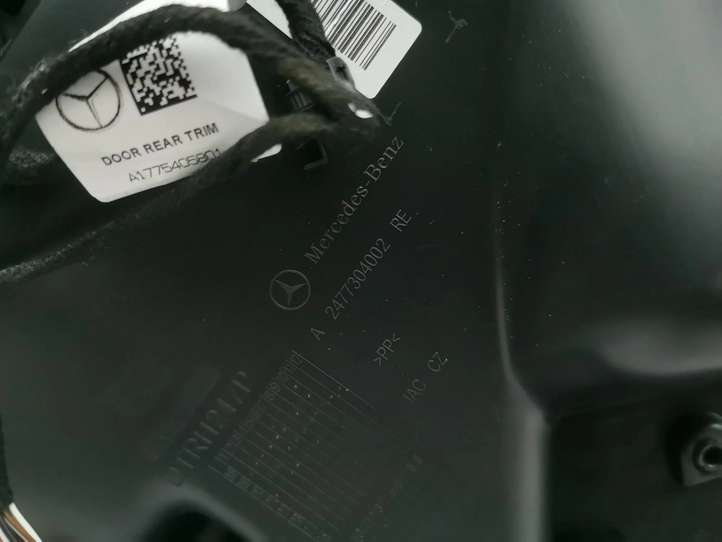 Mercedes-Benz EQA (2021 - )  A2477304002 Обшивка задней двери