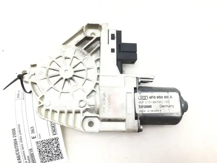 Audi A6 S6 C6 4F (2004 - 2008) 4F0959801A Стеклоподъемник задней двери — фото 1