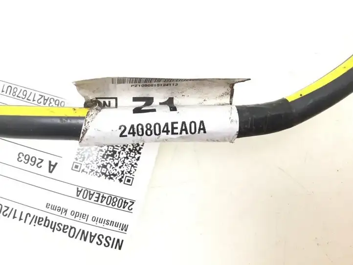 Nissan Qashqai (2013 - 2017) 240804EA0A Минусовой провод аккумулятора — фото 3