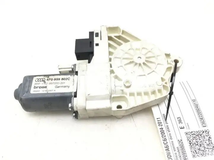Audi A6 S6 C6 4F (2004 - 2008) 4F0959802C Стеклоподъемник задней двери — фото 1