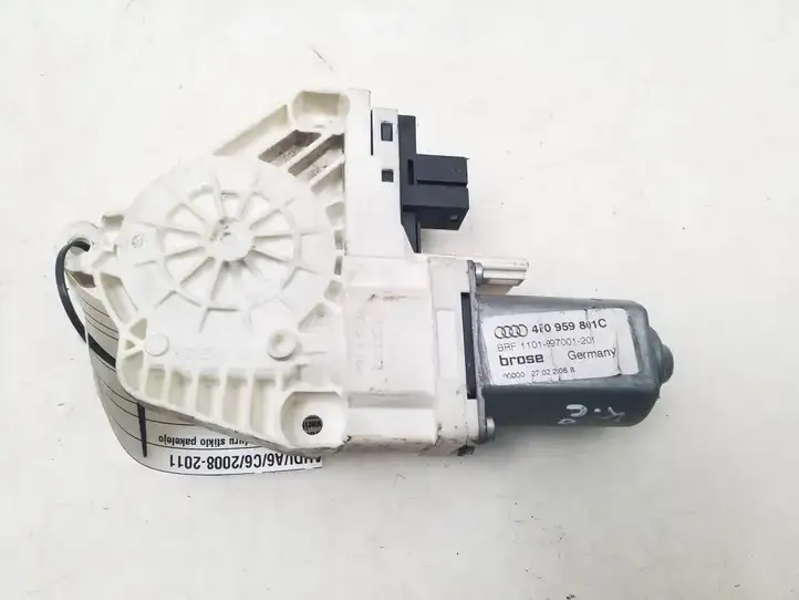 Audi A6 S6 C6 4F (2008 - 2011) 4F0959801C Стеклоподъемник задней двери — фото 1