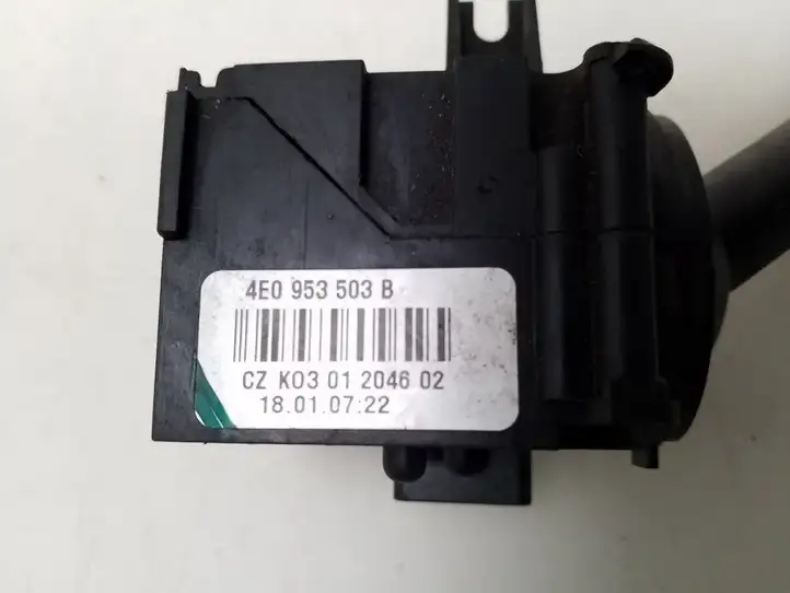 Audi A6 S6 C6 4F (2004 - 2008) 4E0953503B Включатель стеклоочистителей — фото 3