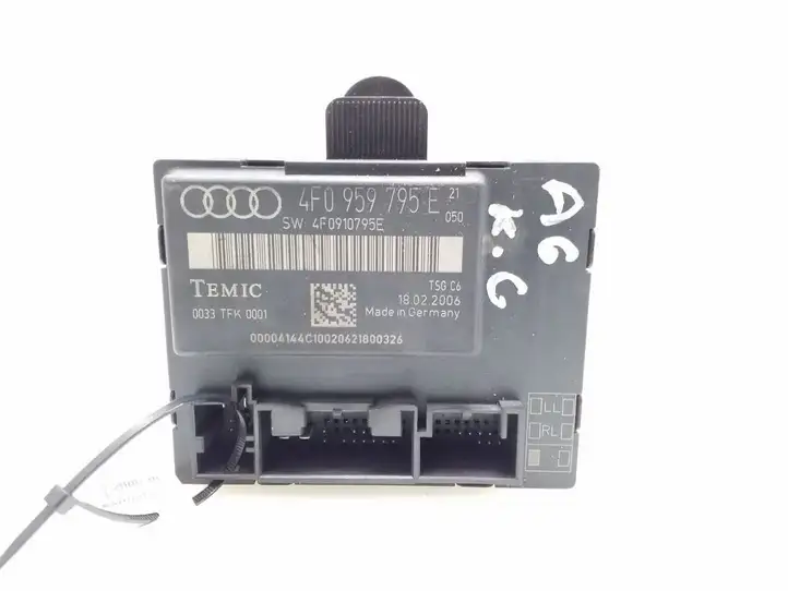 Audi A6 S6 C6 4F (2004 - 2008) 4F0959795E Блок управления дверью — фото 1