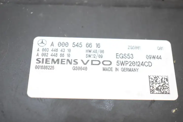 Mercedes-Benz E W212 (2009 - 2016) A0005456616 Блок управления АКПП — фото 4