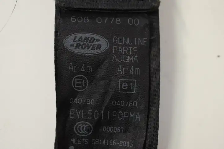 Land Rover Discovery 3 - LR3 (2004 - 2009) EVL501190PMA Задний ремень безопасности — фото 5