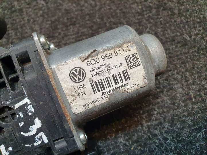 Volkswagen Polo (2001 - 2005)  6Q0959811C Механизм подъема окон задней двери