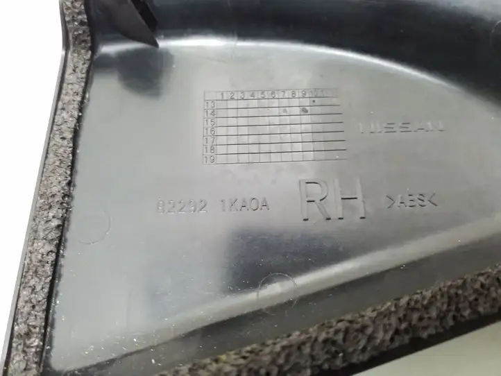 Nissan Juke I F15 (2010 - 2018) 822921KA0A Обшивка задней двери — фото 2