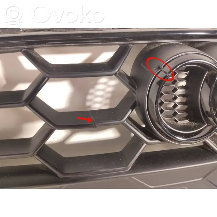 Audi A4 S4 B9 8W (2019 - ) 8W0853651FB Верхняя решетка радиатора — фото 3