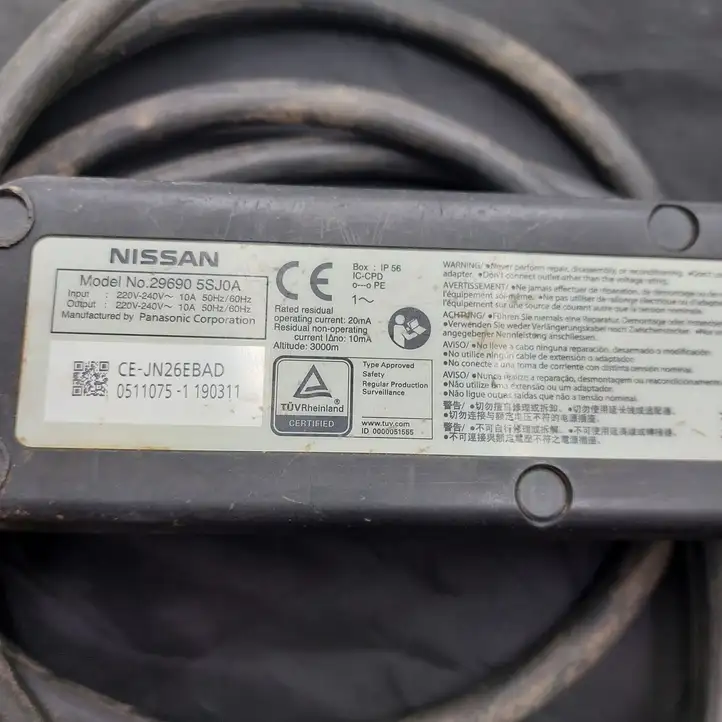 Nissan Leaf II (ZE1) (2017 - ) 296905SJ0A Кабель для зарядки электромобилей — фото 2