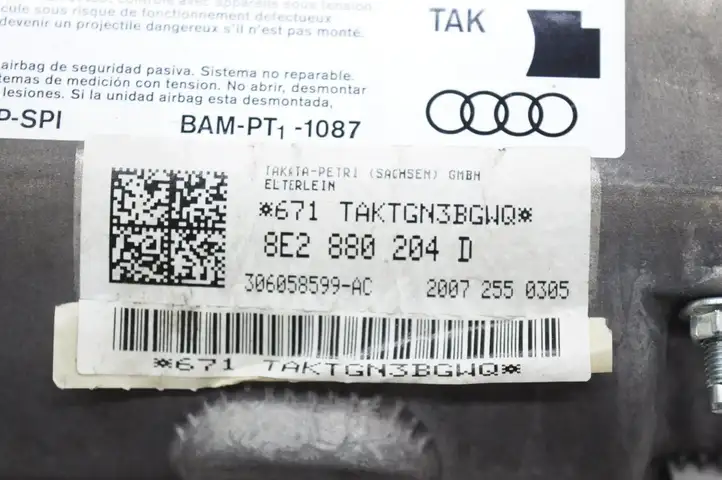 Audi A4 S4 B8 8K (2007 - 2011) 8E2880204D Подушка безопасности пассажира — фото 4