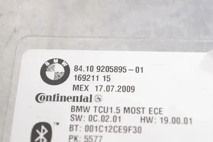 BMW 3 E92 E93 (2005 - 2014) 9205895 Bluetooth модуль — фото 2