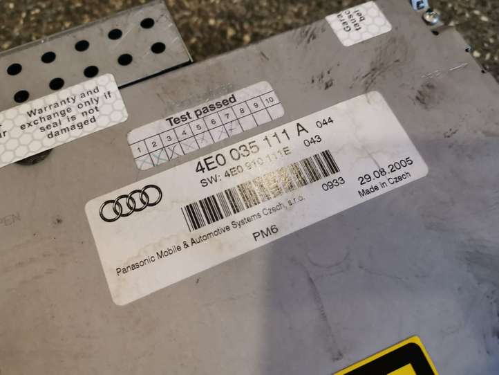 Audi A8 (2005 - 2007)  4E0035111A CD/DVD чейнджер