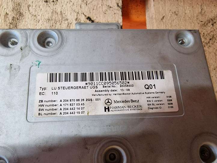 Mercedes-Benz CLC  CL 203 (2008 - 2011)  A2048708626 Mодуль kомфортa