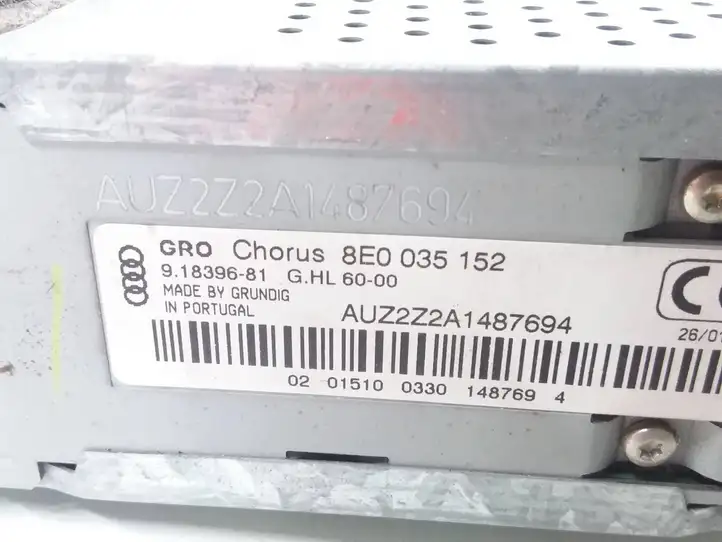 Audi A4 S4 B6 8E 8H (2000 - 2006) 8E0035152 Магнитола / мультимедийная система — фото 4