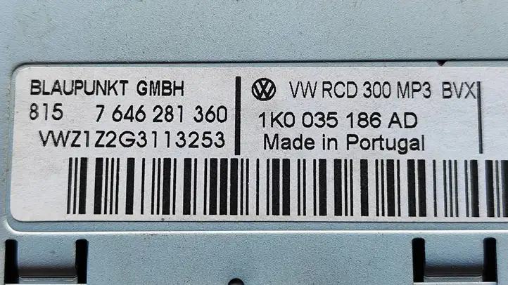 Volkswagen Golf V (2003 - 2009) 1K0035186AD Магнитола / мультимедийная система — фото 4