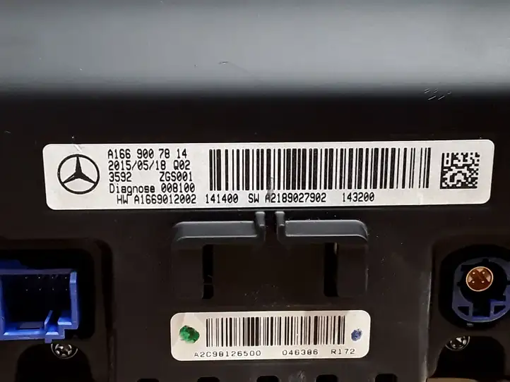 Mercedes-Benz GLE W166/C292 (2015 - 2019) A1669006817 Магнитола / мультимедийная система — фото 7