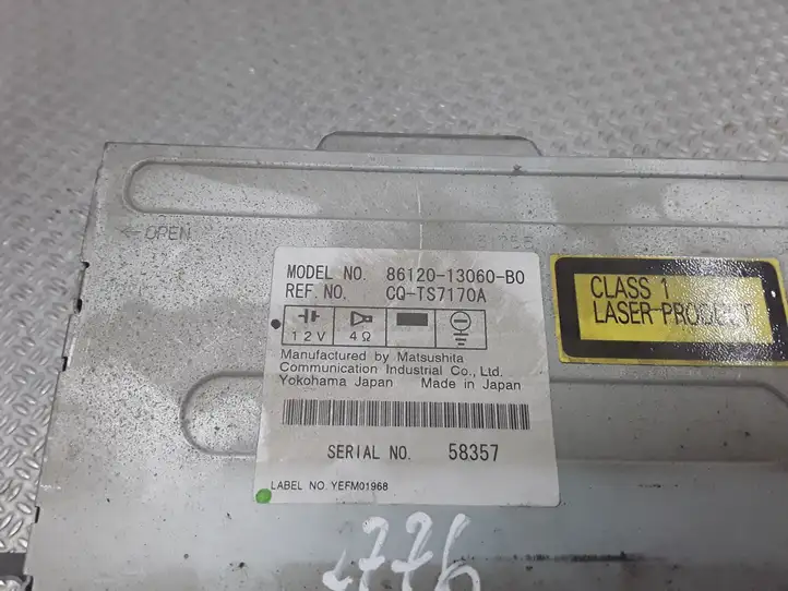 Toyota Corolla Verso E121 (2001 - 2004) 8612013060B0 Магнитола / мультимедийная система — фото 3