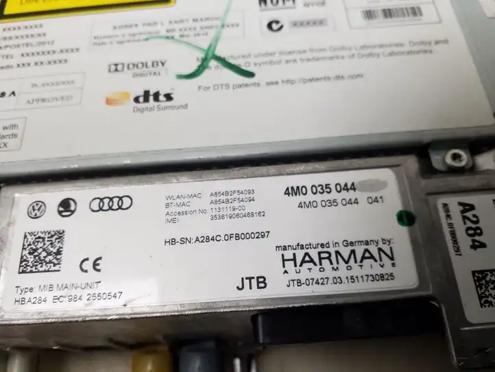 Audi Q7 4M (2015 - ) 4M0035044 Магнитола / мультимедийная система — фото 3
