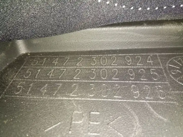 BMW 3 F30 F35 F31 (2012 - 2018) 2302924 Коврик багажника — фото 2