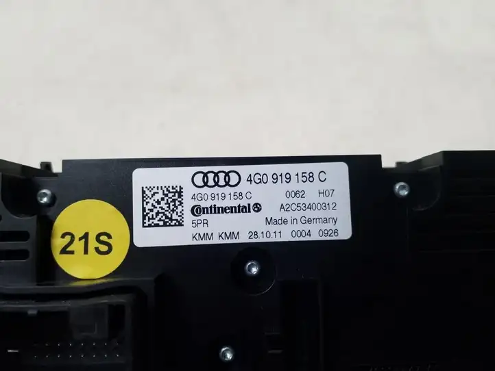 Audi A6 C7 (2014 - 2018) 4G0919158C Блок управления кондиционером — фото 4