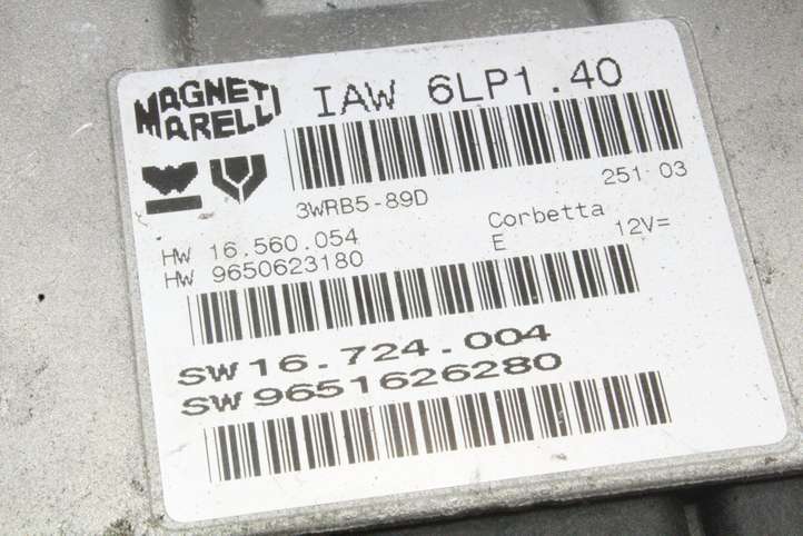 Peugeot 307 (2001 - 2005)  9651626280 Блок управления двигателя