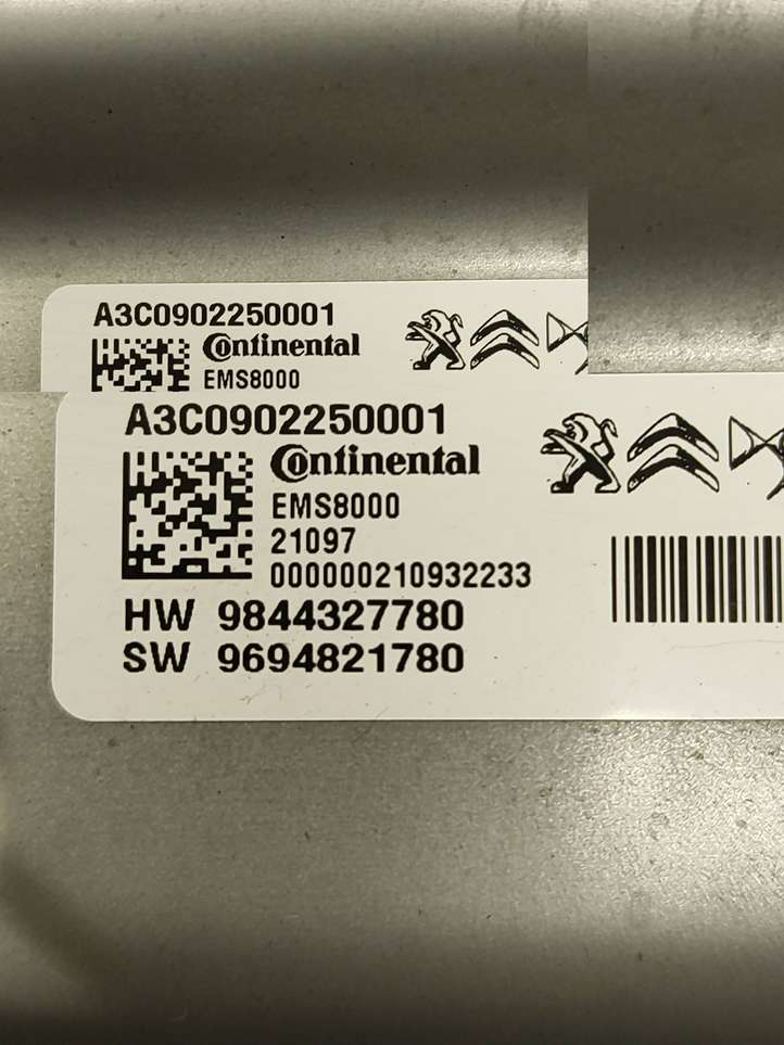 Peugeot 508 (2018 - )  9844327780 Другие блоки управления / модули
