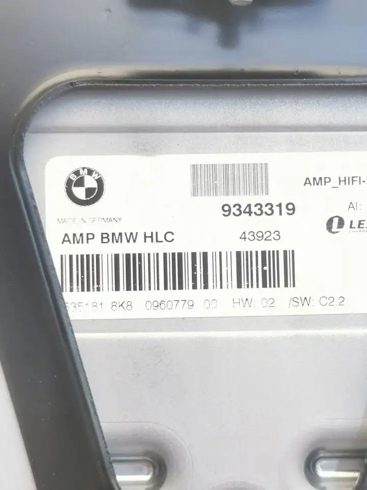 BMW 4 F36 Gran coupe (2014 - 2017) 9343319 Усилитель звука — фото 5