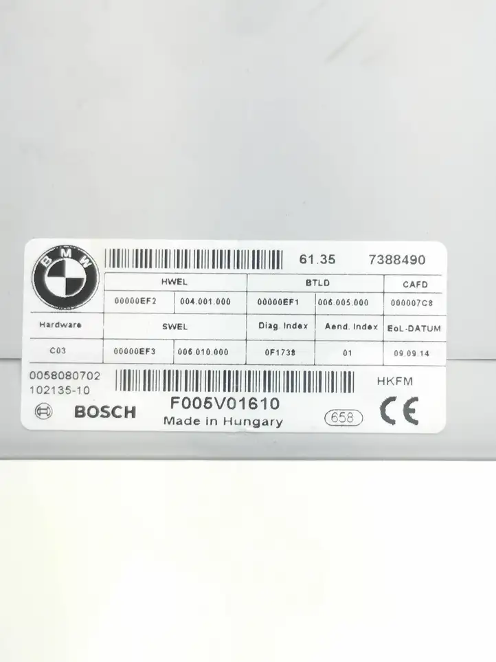 BMW 4 F36 Gran coupe (2014 - 2017) 7388490 Блок управления крышкой багажника — фото 4