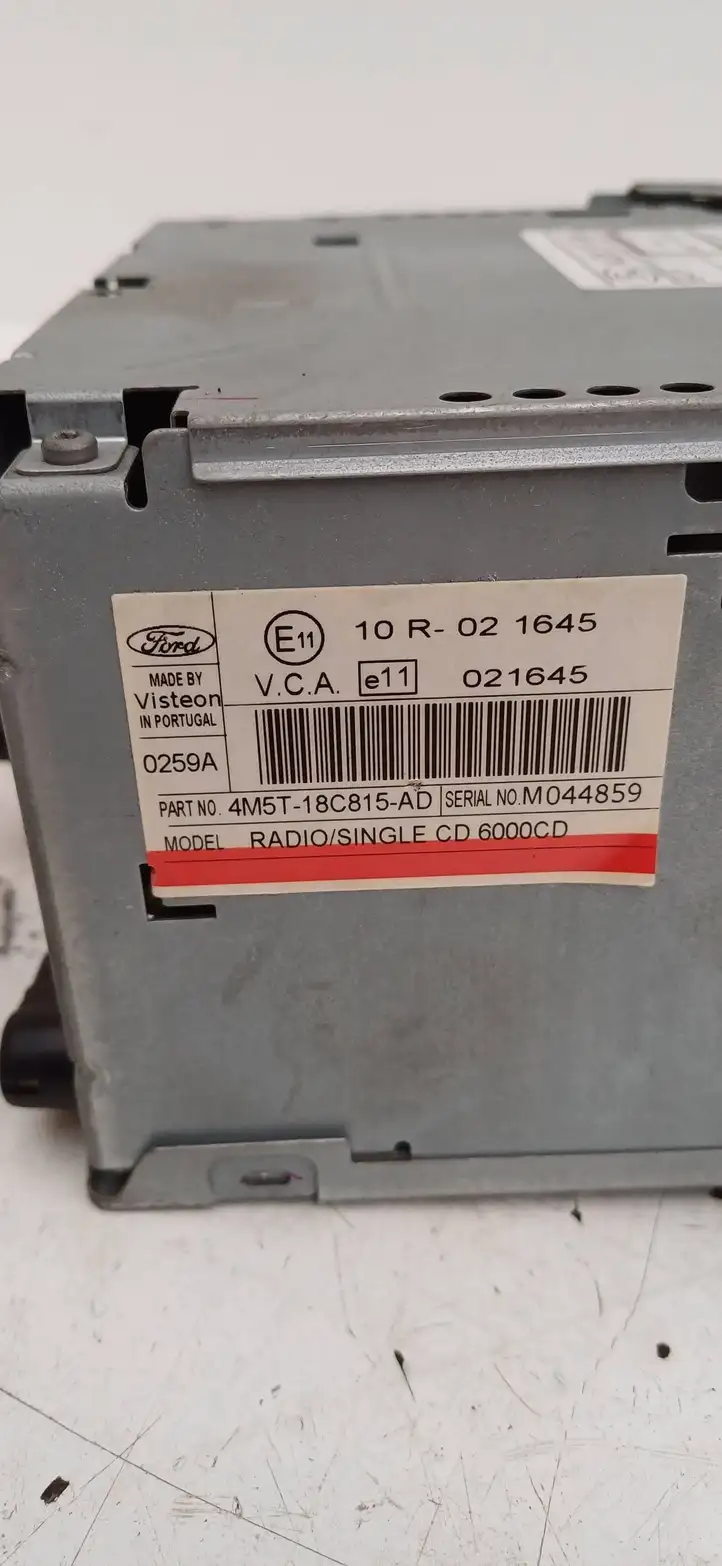 Ford Focus (2005 - 2008) 4M5T18C815AD Магнитола / мультимедийная система — фото 1