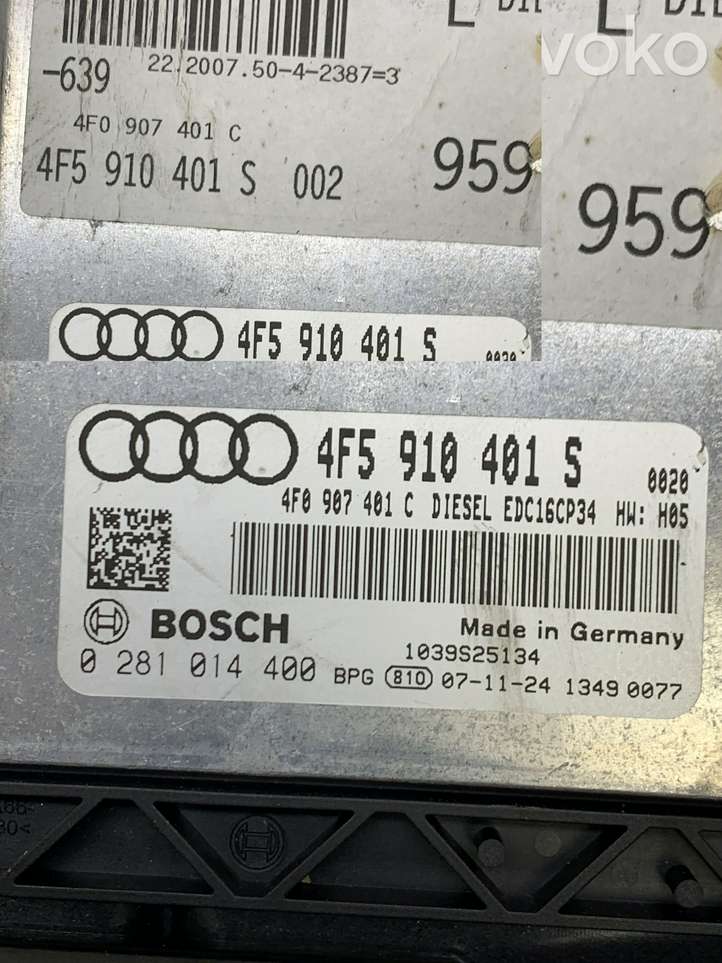 Audi A6 (2004 - 2008)  4F5910401S Блок управления двигателя