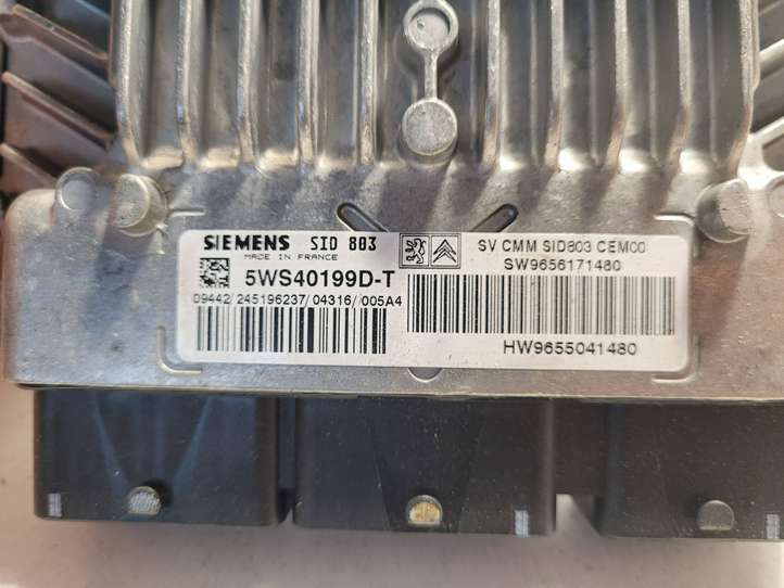 Citroen C5 (2004 - 2008)  9656171480 Блок управления двигателя