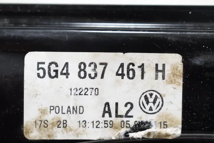 Volkswagen Golf VII (2013 - 2019) 5G4837461H Электростеклоподъемник передний (комплект) — фото 5