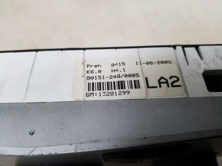 Opel Zafira B (2006 - 2008) 13201299 Блок управления кондиционером — фото 4