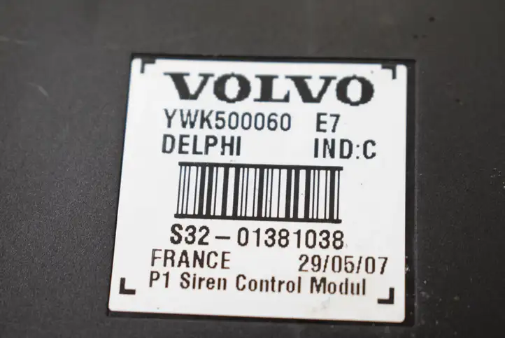 Volvo S60 (2004 - 2010) YWK5000060 Сирена сигнализации — фото 5