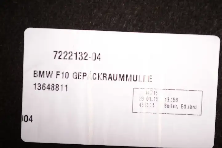 BMW 5 F10 F11 (2009 - 2016) 7222132 Прочие детали салона — фото 5